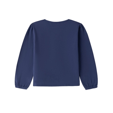 Camiseta azul manga larga - Imagen 2