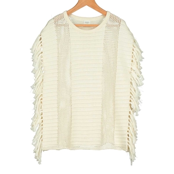 Camiseta de punto con flecos - Imagen 1