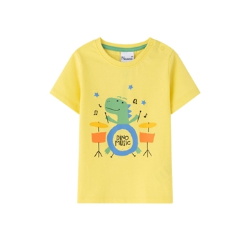 Camiseta dino baterista - Imagen 1