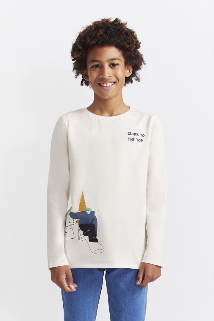 Camiseta manga larga niño - Imagen 1