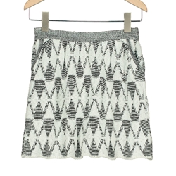 Falda de punto con bolsillos - Imagen 1