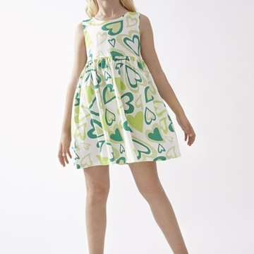 Vestido estampado "heart" - Imagen 1